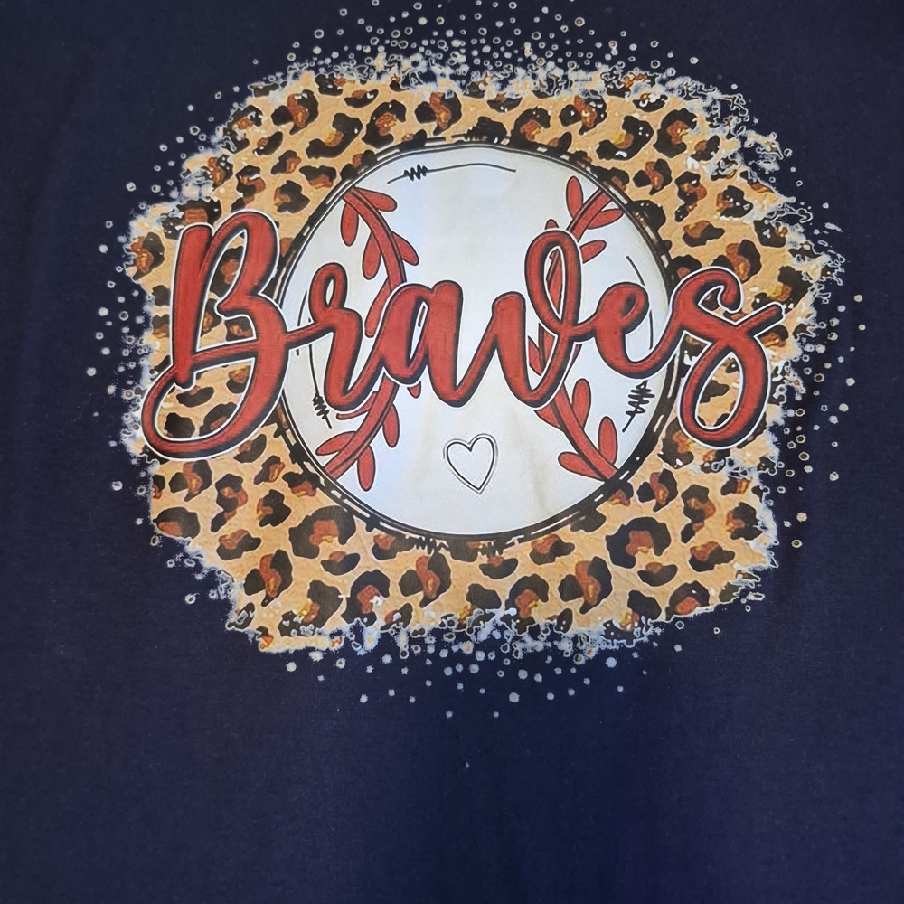 Braves Women's Navy Tank Top